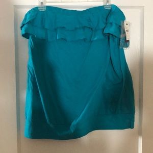 NWT Lane Bryant teal halter top with straps 18/20